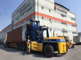 Dịch vụ xe nâng hạ hàng hóa và thiết bị tại Hải Phòng