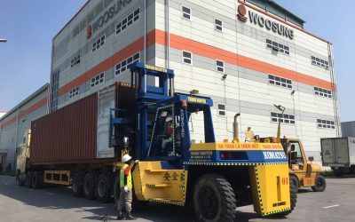 Dịch vụ xe nâng hạ hàng hóa và thiết bị tại Hải Phòng